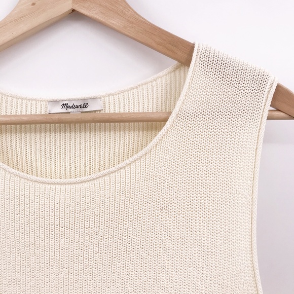 Madewell Side Tie Sweater Tank XL - Picture 3 of 7